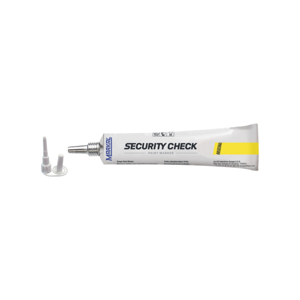 Security Check Paint marker Yellow