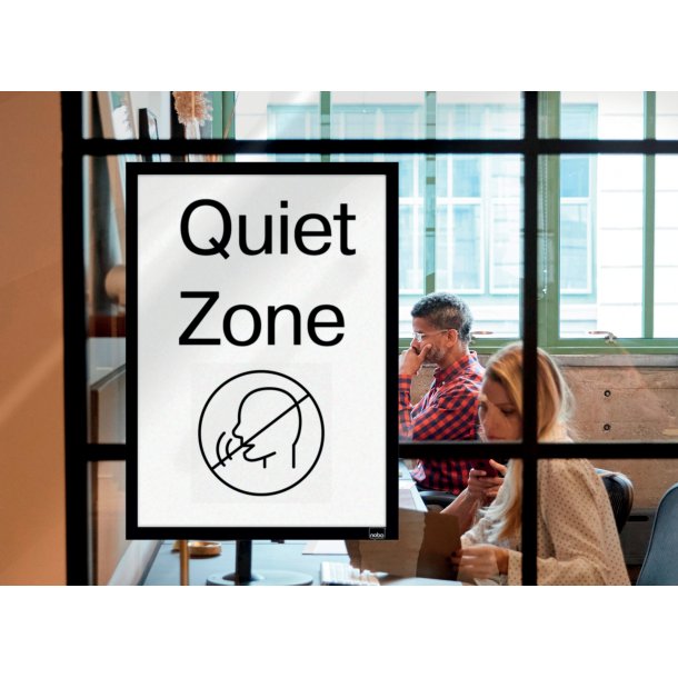 Inforamme magnetisk/selvkl�b A3 sort (2)