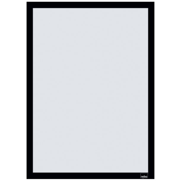 Inforamme magnetisk/selvkl�b A3 sort (2)