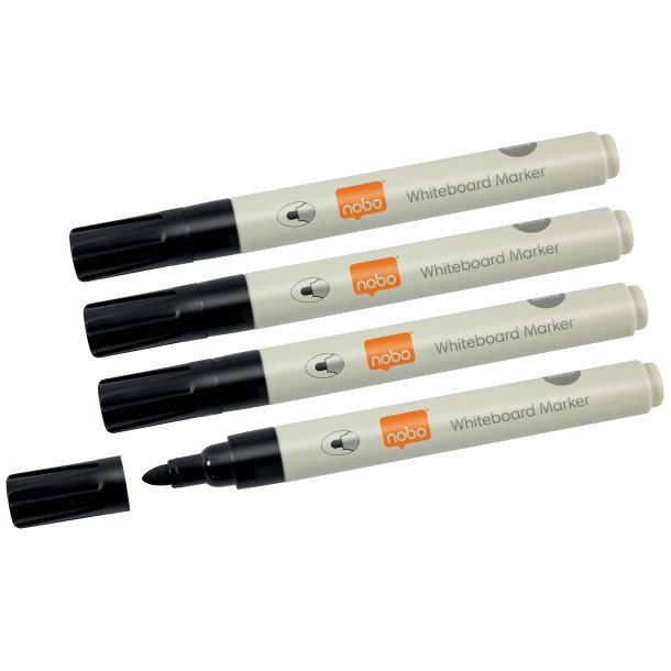 NOBO WB marker recycle rund 3mm sort (4)