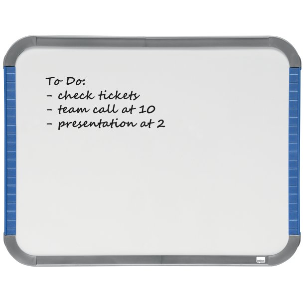 WB tavle Slim lakeret 22x28cm hvid