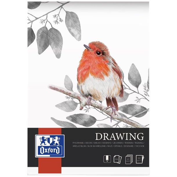 Oxford Kunsttegneblok oxford A4/40 ark 160 g limet