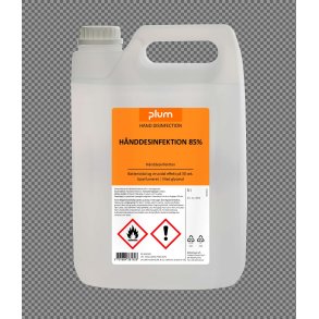 PLUM H�nddesinfektion 85% Flydende 5 l dunk