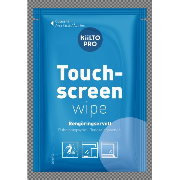KIILTO PRO Touchscreen wipes 95 stk