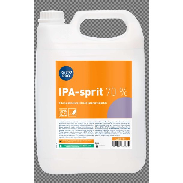 KIILTO PRO Overfladedesinfektion IPA-SPRIT 70% 5 l dunk
