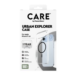 CARE Flagship Case Transparent Urban Explorer w. Black MagSa