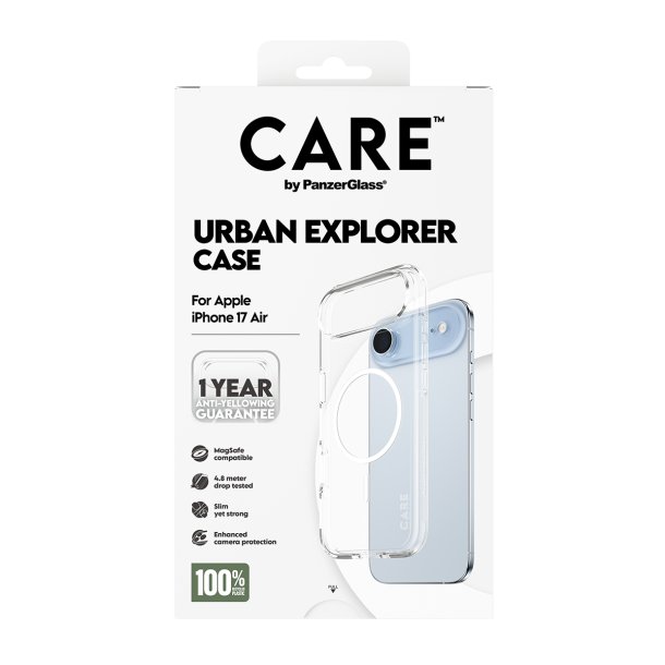 CARE Flagship Case Transparent Urban Explorer w. White MagSa