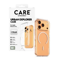 CARE Flagship Case Transparent Urban Explorer w. White MagSa