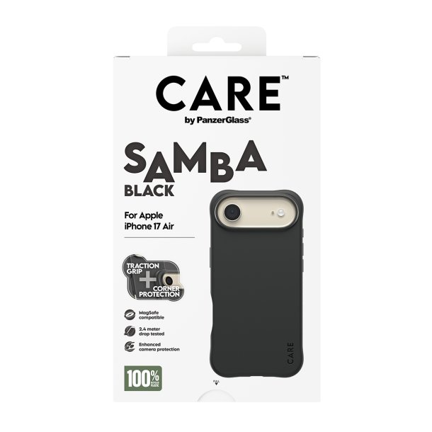 CARE Fashionable Case Samba Black w. MagSafe iPhone 17 Air