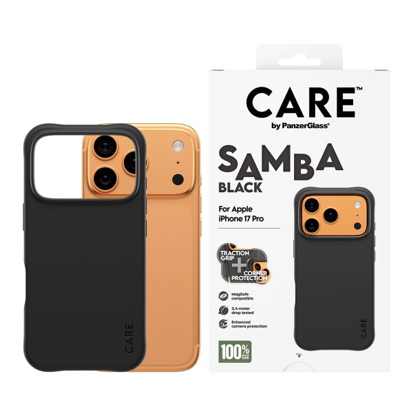 CARE Fashionable Case Samba Black w. MagSafe iPhone 17 Pro