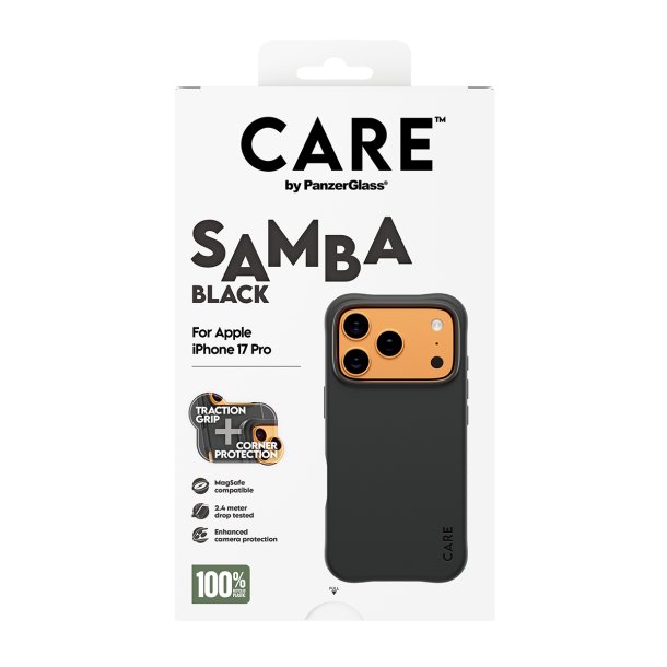 CARE Fashionable Case Samba Black w. MagSafe iPhone 17 Pro
