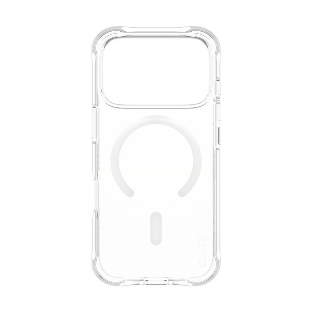 CARE Fashionable Case Samba Transparent w. White MagSafe iPh