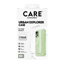 CARE Flagship Case Transparent Urban Explorer w. White MagSa