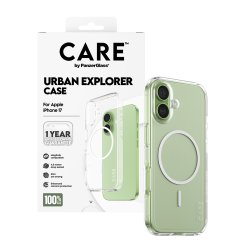 CARE Flagship Case Transparent Urban Explorer w. White MagSa