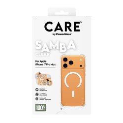 CARE Fashionable Case Samba Transparent w. White MagSafe iPh