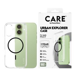 CARE Flagship Case Transparent Urban Explorer w. Black MagSa