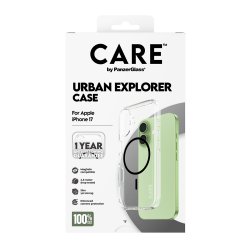 CARE Flagship Case Transparent Urban Explorer w. Black MagSa