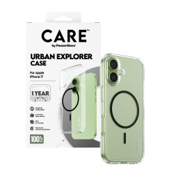 CARE Flagship Case Transparent Urban Explorer w. Black MagSa
