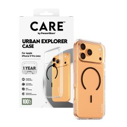 CARE Flagship Case Transparent Urban Explorer w. Black MagSa
