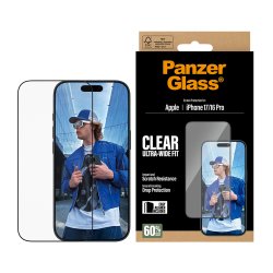 PanzerGlass Screen Protector iPhone 17 iPhone 16 Pro Ultra-W