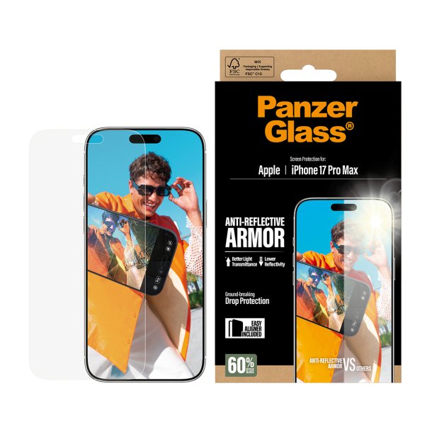 PanzerGlass Anti-Reflective Armor Screen Protector iPhone 17