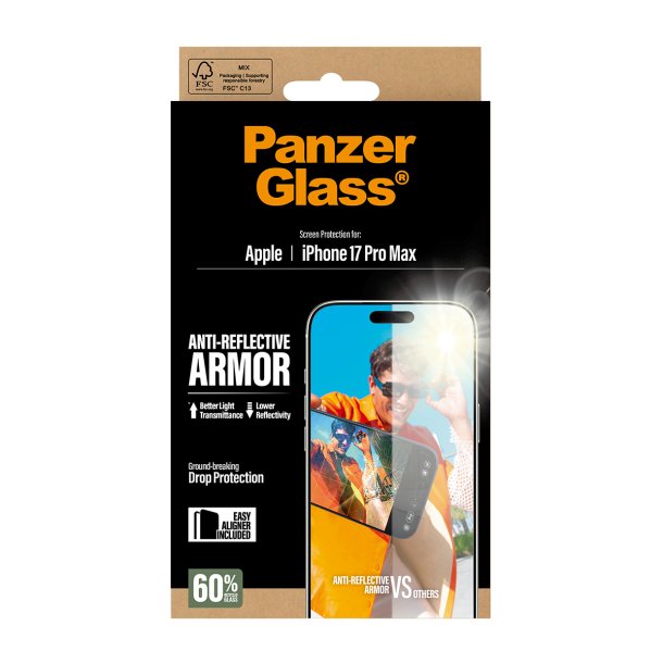 PanzerGlass Anti-Reflective Armor Screen Protector iPhone 17