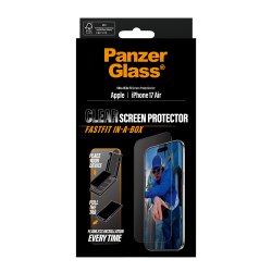 PanzerGlass Screen Protector w. Black Frame iPhone 17 Air Ul
