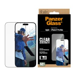 PanzerGlass Screen Protector iPhone 17 Pro Max Ultra-Wide Fi