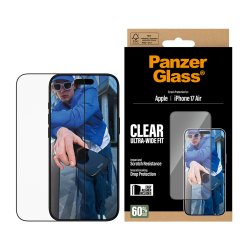 PanzerGlass Screen Protector iPhone 17 Air Ultra-Wide Fit w.