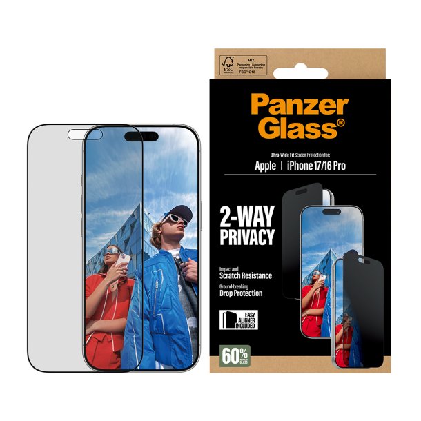 PanzerGlass 2-Way Privacy Screen Protector iPhone 17 iPhone