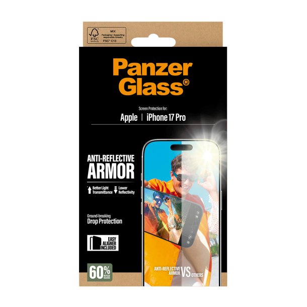 PanzerGlass Anti-Reflective Armor Screen Protector iPhone 17
