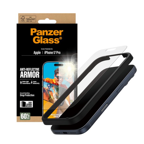 PanzerGlass Anti-Reflective Armor Screen Protector iPhone 17