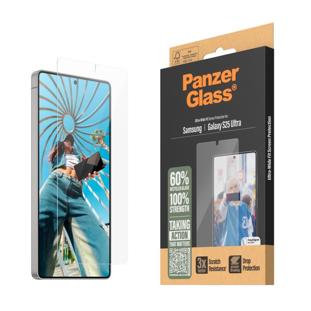 PANZERGLASS Screen Protector Galaxy S25 Ultra, UWF