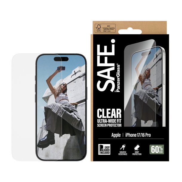 SAFE. Screen Protector iPhone 17 iPhone 16 Pro Ultra-Wide Fi