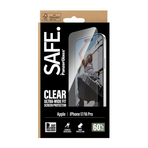 SAFE. Screen Protector iPhone 17 iPhone 16 Pro Ultra-Wide Fi