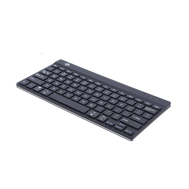 R-Go Compact Break ergonomic wireless keyboard, Black Nordic