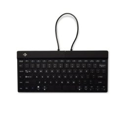 R-Go Split Break ergonomic wireless keyboard, Black Nordic