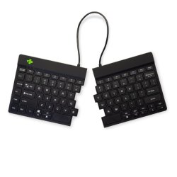 R-Go Split Break ergonomic wireless keyboard, Black Nordic