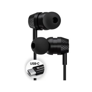 Sandberg USB-C/A In-Earset with Line-Mic