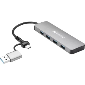 Sandberg USB-C/A to 4xUSB 3.0 Hub  