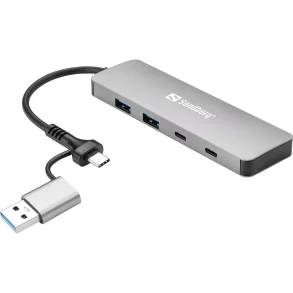 Sandberg USB-C/A to 2xUSB-A+2xUSB-C Hub   
