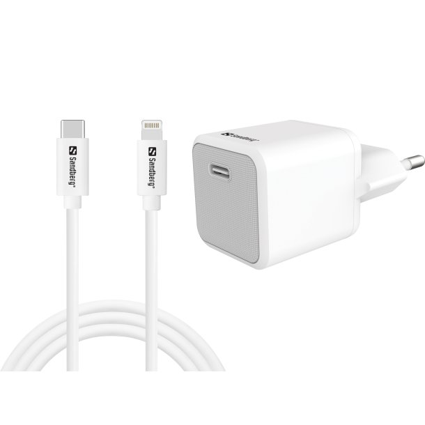 Sandberg USB-C AC Charger +Lightning 1M