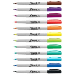 Marker Sharpie Ultra Fine 0,5mm ass (12)