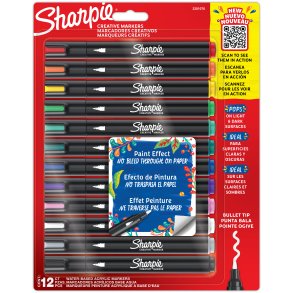 Marker Sharpie Creative Acrylic blist ass (12)