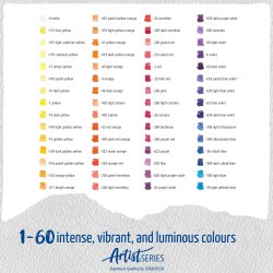 Farveblyant Mars Lumograph akvarel ass (120)