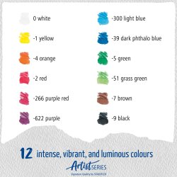 Farveblyant Mars Lumograph akvarel ass (12)