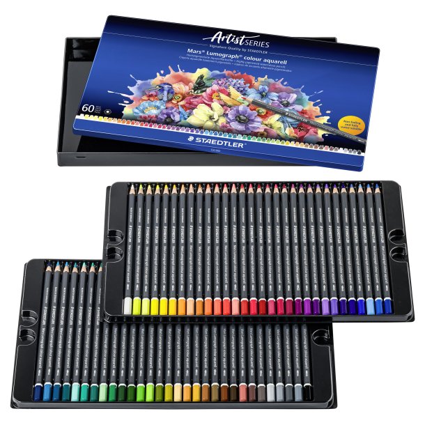 Farveblyant Mars Lumograph akvarel ass (60)