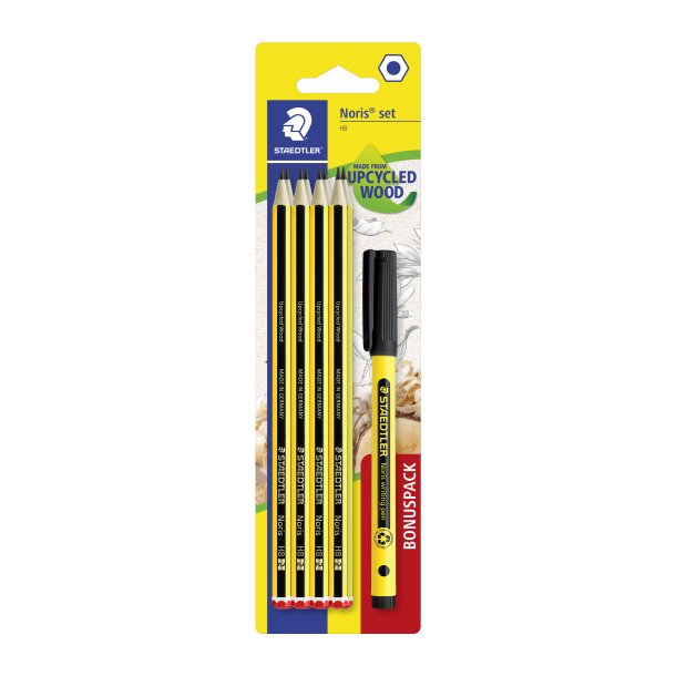 STAEDTLER Blyant Noris HB Upcycled Wood Studiest (9)