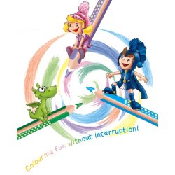 Farveblyant Noris Jumbo trekant ass (10)