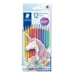 STAEDTLER Farveblyant sekskantet basis farver ass (12)